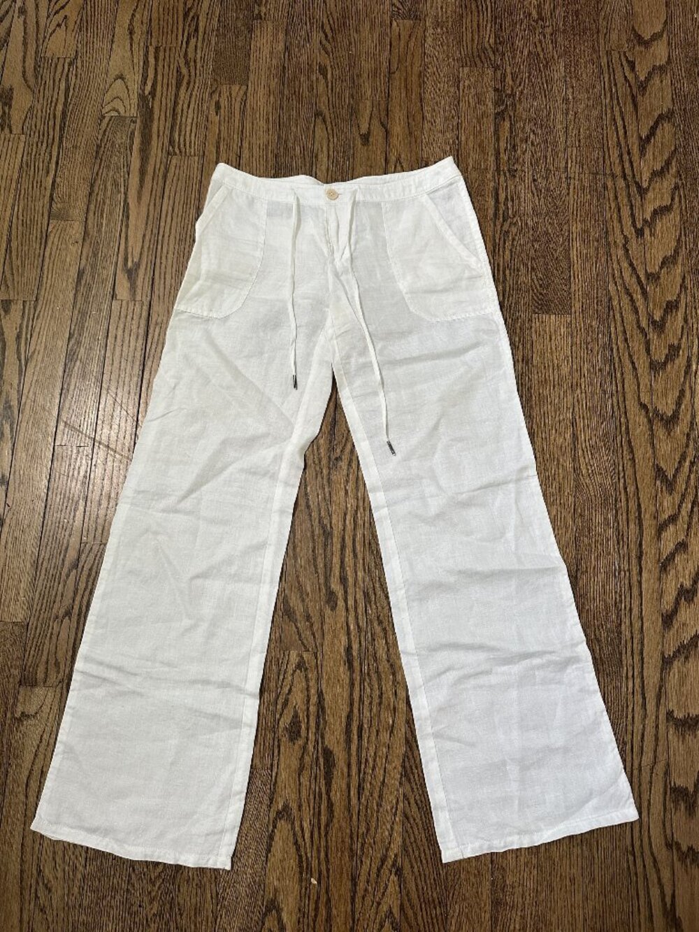 Juicy Couture White Linen Pants Size XS